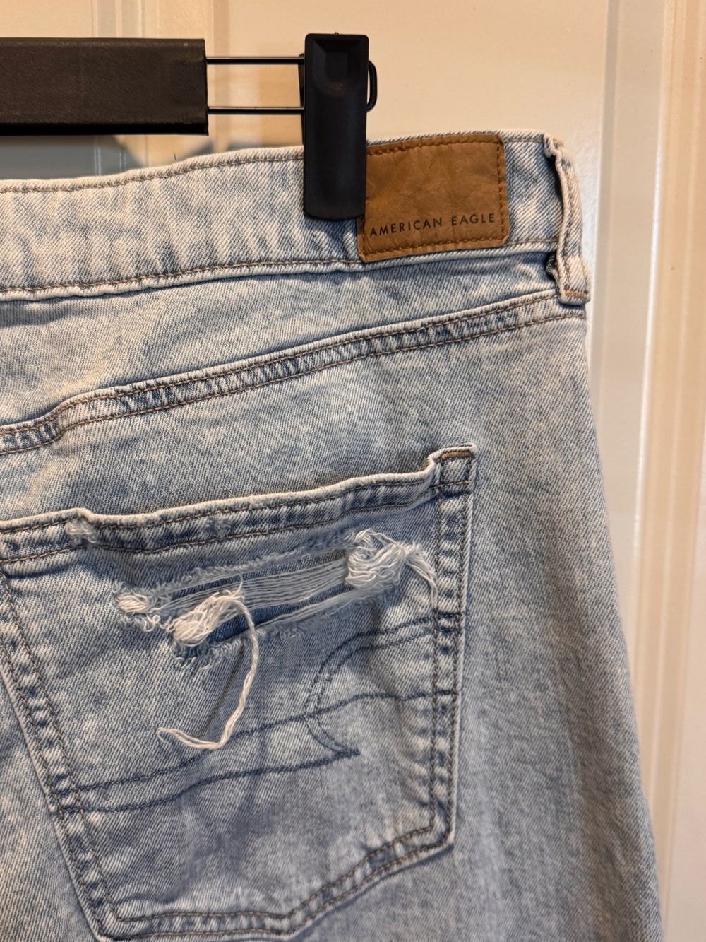 American Age Light Blue Wide Leg Jeans - Picture 4 of 6
